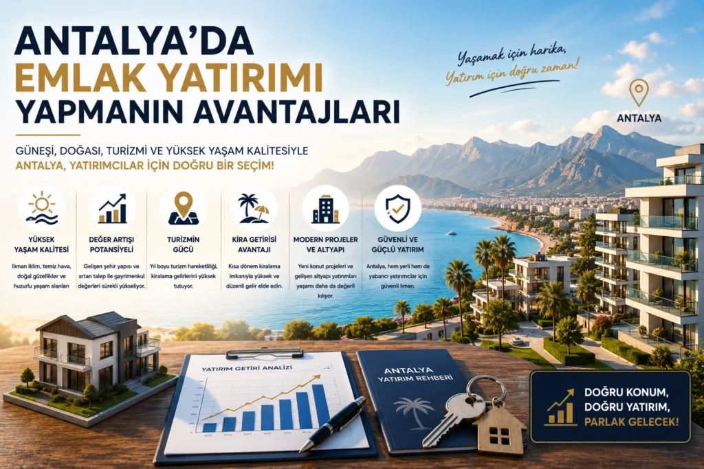 Antalya’da Emlak Yatırımı Yapmanın Avantajları