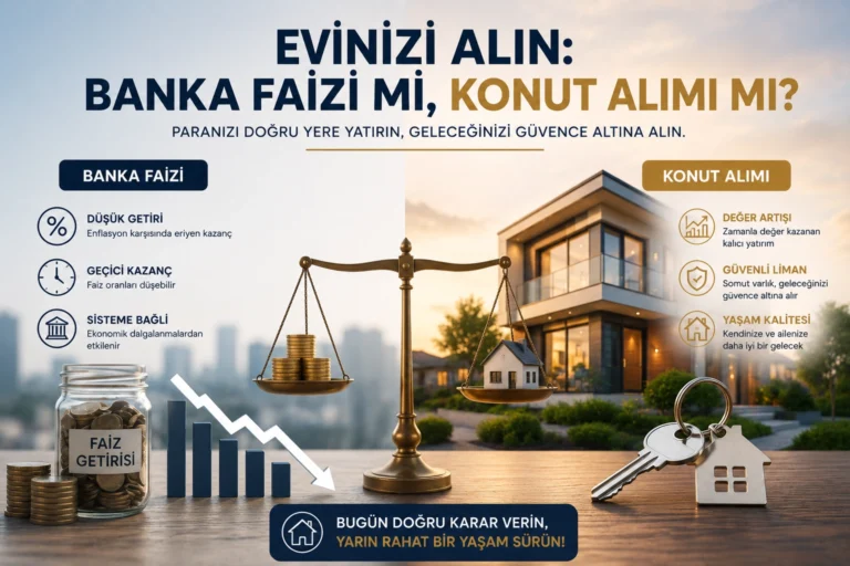 Evinizi Alın: Banka Faizi mi, Konut Alımı mı?
