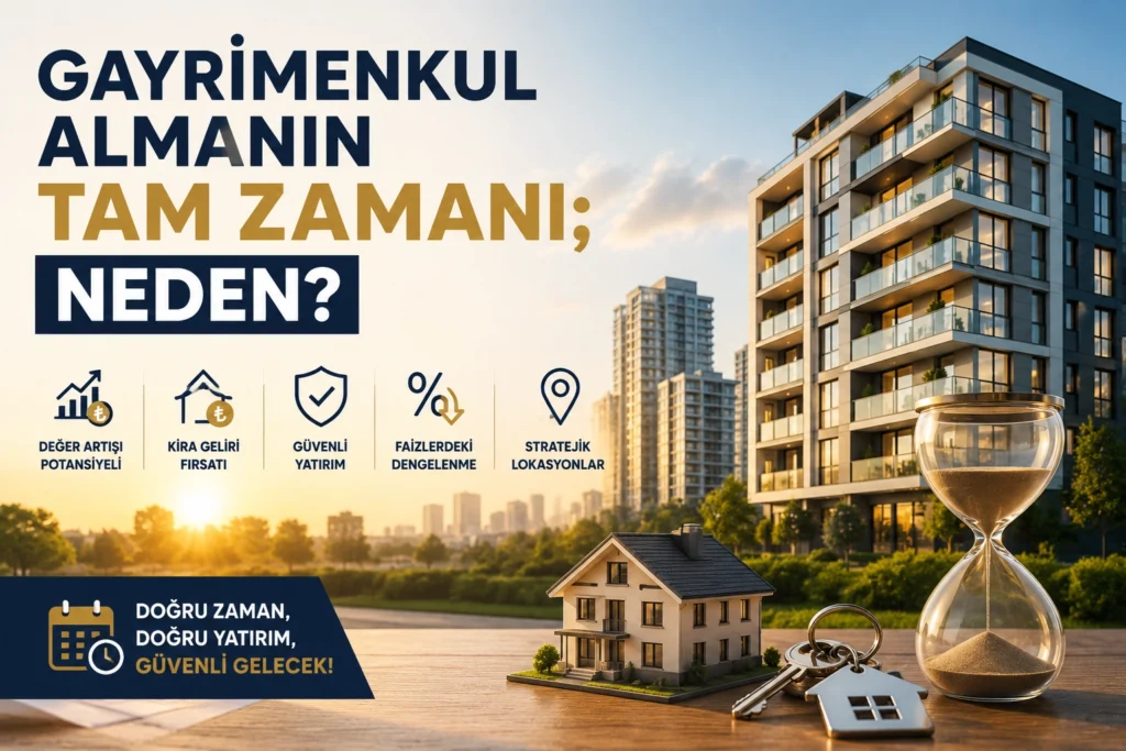Gayrimenkul Almanın Tam Zamanı; Neden?