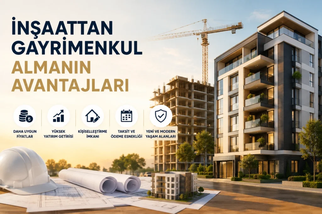 İnşaattan Gayrimenkul Almanın Avantajları