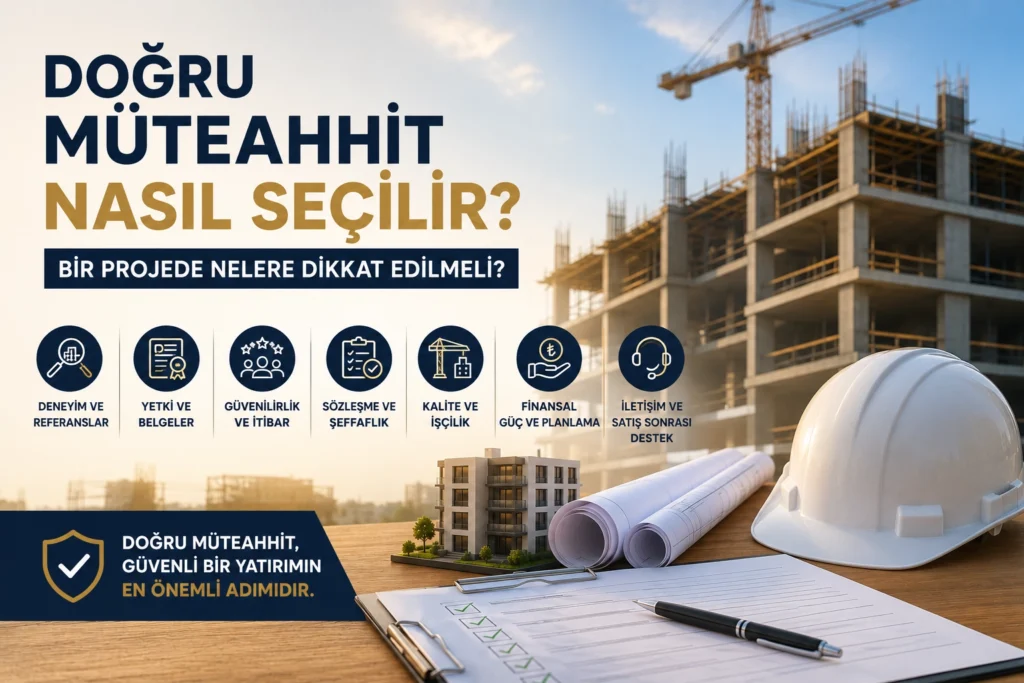 Doğru Müteahhit Nasıl Seçilir? Bir Projede Nelere Dikkat Edilmeli?