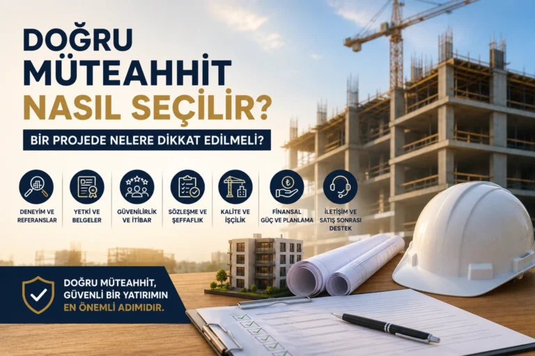 Doğru Müteahhit Nasıl Seçilir? Bir Projede Nelere Dikkat Edilmeli?